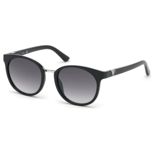 💗GUESS Sunglasses; black/silver; NWT - Picture 1 of 13